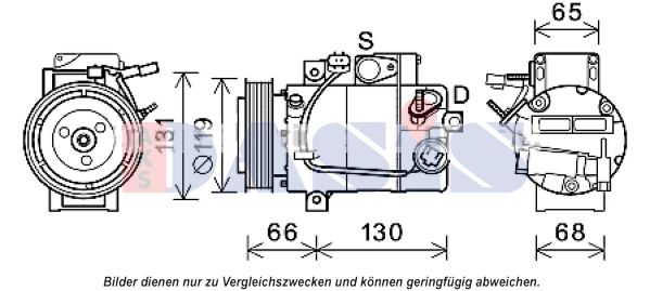 AKS DASIS Kompressor,kliimaseade 852734N